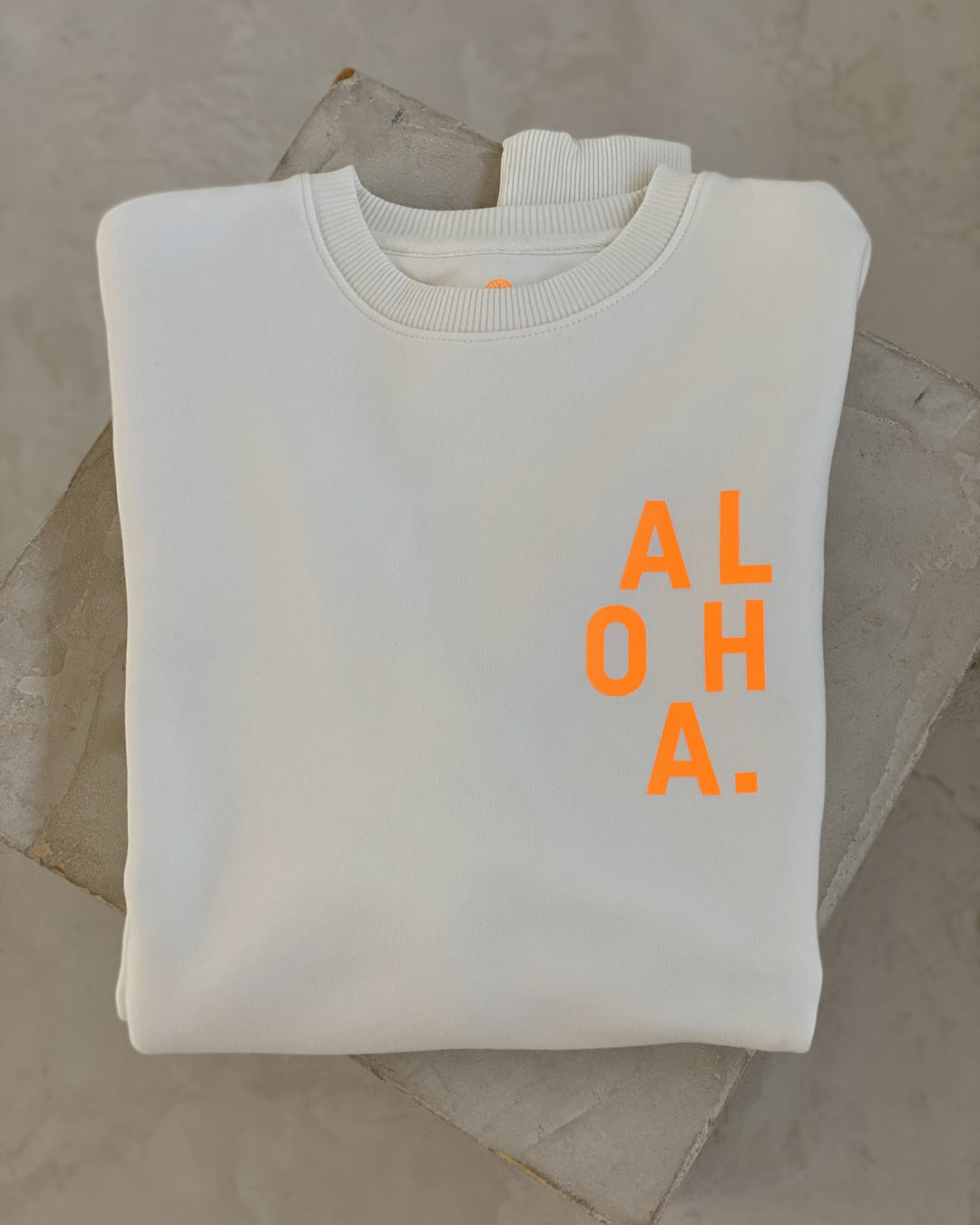 ALOHA Oversized Sweater Off White