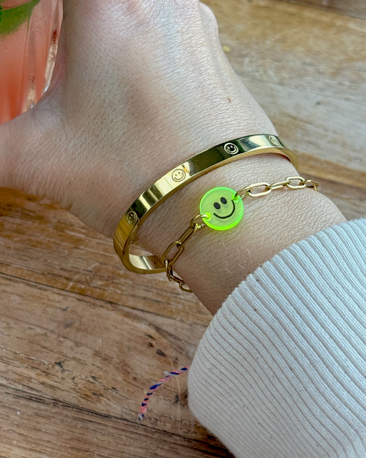 SOHO SMILEY GOLD Gliederarmband