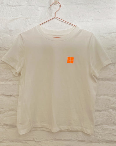 NEON SQUARE STITCH T-Shirt Off White